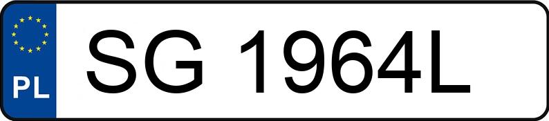 Numer rejestracyjny SG 1964L posiada HYUNDAI IX35 - SG1964L