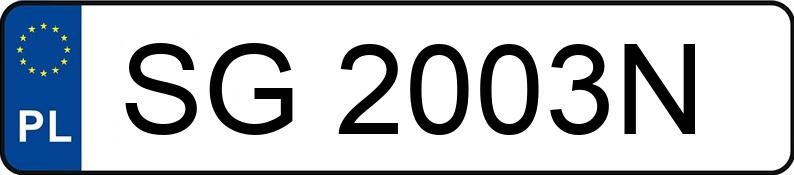 Numer rejestracyjny SG 2003N posiada BMW 520 - SG2003N Numer rejestracyjny SG 2003N posiada BMW 520 - SG2003N