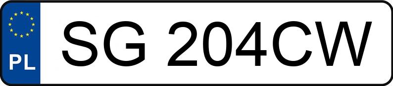 Numer rejestracyjny SG 204CW posiada MITSUBISHI Outlander 2.0 MR`16 E6 Invite+ - SG204CW