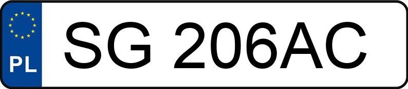 Numer rejestracyjny SG 206AC posiada RENAULT Megane II 1.4 MR`02 E3 Pack Expression - SG206AC