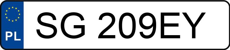 Numer rejestracyjny SG 209EY posiada SKODA KODIAQ - SG209EY Numer rejestracyjny SG 209EY posiada SKODA KODIAQ - SG209EY