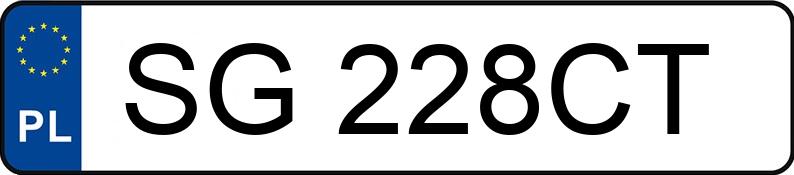 Numer rejestracyjny SG 228CT posiada MERCEDES-BENZ S 550 - SG228CT