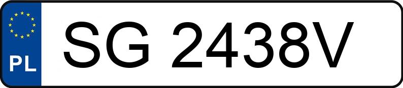 Numer rejestracyjny SG 2438V posiada VOLVO V50 2.0 D MR`04 E4 V50 2.0 D MR`04 E4 - SG2438V