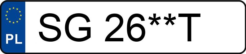 Numer rejestracyjny SG 2659T posiada HYUNDAI TUCSON - SG26**T Numer rejestracyjny SG 2659T posiada HYUNDAI TUCSON - SG26**T