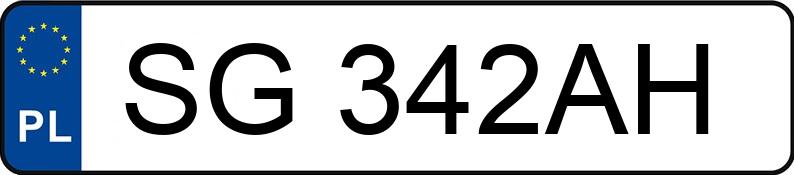 Numer rejestracyjny SG 342AH posiada SKODA Superb III 2.0 TSI MR`15 E6d Style 4x4 DSG - SG342AH