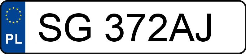 Numer rejestracyjny SG 372AJ posiada SKODA OCTAVIA - SG372AJ