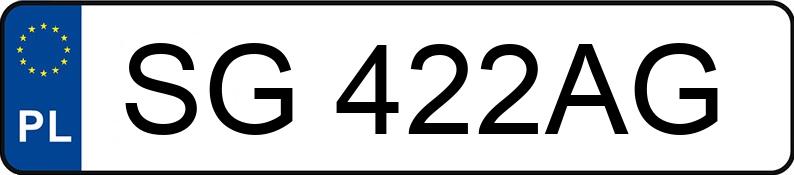 Numer rejestracyjny SG 422AG posiada RENAULT TRAFIC - SG422AG