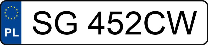 Numer rejestracyjny SG 452CW posiada OMODA OMODA5 - SG452CW Numer rejestracyjny SG 452CW posiada OMODA OMODA5 - SG452CW