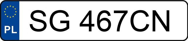 Numer rejestracyjny SG 467CN posiada INEOS Grenadier TD MR`23 E6 Grenadier TD MR`23 E6 - SG467CN