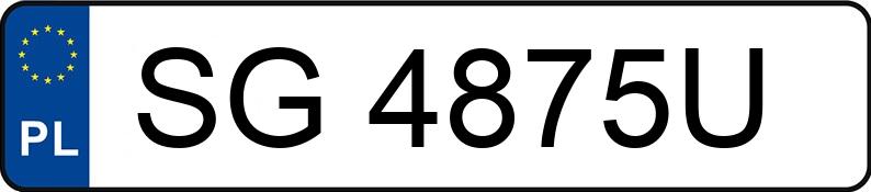 Numer rejestracyjny SG 4875U posiada CITROEN C3 1.4I - SG4875U