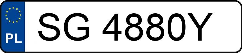 Numer rejestracyjny SG 4880Y posiada HYUNDAI IX35 - SG4880Y