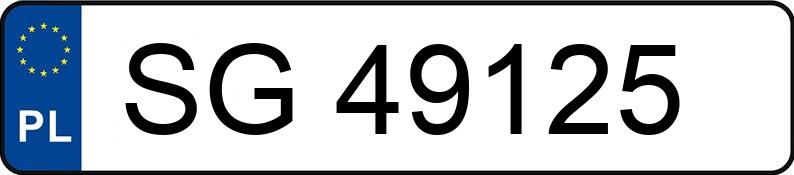 Numer rejestracyjny SG 49125 posiada SKODA Felicia 1.3 MR`94 Family - SG49125 Numer rejestracyjny SG 49125 posiada SKODA Felicia 1.3 MR`94 Family - SG49125