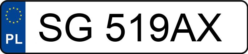 Numer rejestracyjny SG 519AX posiada MERCEDES-BENZ S 500 MR`05 E4 221 S 500 MR`05 E4 221 - SG519AX