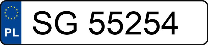 Numer rejestracyjny SG 55254 posiada ROVER 75 MAN C2 - SG55254