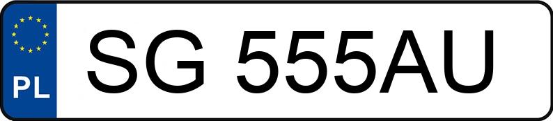 Numer rejestracyjny SG 555AU posiada BMW M5 - SG555AU Numer rejestracyjny SG 555AU posiada BMW M5 - SG555AU