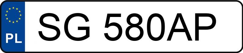 Numer rejestracyjny SG 580AP posiada SKODA SUPERB - SG580AP Numer rejestracyjny SG 580AP posiada SKODA SUPERB - SG580AP