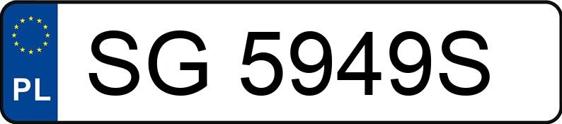 Numer rejestracyjny SG 5949S posiada LANCIA THESIS - SG5949S