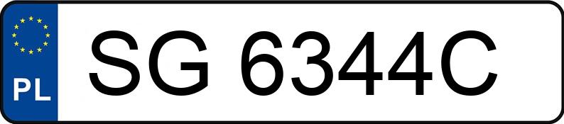 Numer rejestracyjny SG 6344C posiada VOLKSWAGEN PASSAT 1.9 TDI VARIANT - SG6344C