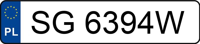 Numer rejestracyjny SG 6394W posiada RENAULT CLIO - SG6394W Numer rejestracyjny SG 6394W posiada RENAULT CLIO - SG6394W