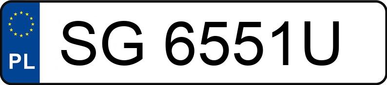 Numer rejestracyjny SG 6551U posiada VOLKSWAGEN Golf IV 1.9 TDI MR`97 Trendline - SG6551U