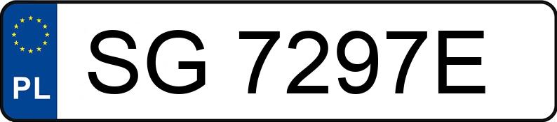 Numer rejestracyjny SG 7297E posiada SKODA FABIA - SG7297E