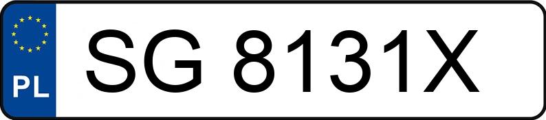 Numer rejestracyjny SG 8131X posiada CHEVROLET KALOS - SG8131X Numer rejestracyjny SG 8131X posiada CHEVROLET KALOS - SG8131X
