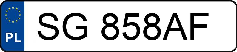 Numer rejestracyjny SG 858AF posiada BMW 330I - SG858AF Numer rejestracyjny SG 858AF posiada BMW 330I - SG858AF