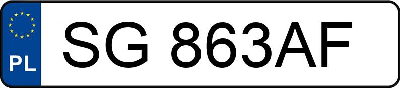 Numer rejestracyjny SG 863AF posiada FIAT FREEMONT - SG863AF Numer rejestracyjny SG 863AF posiada FIAT FREEMONT - SG863AF