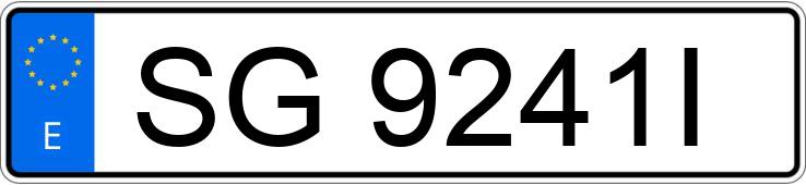 Numer rejestracyjny SG9241I posiada TOYOTA AVENSIS Numer rejestracyjny SG9241I posiada TOYOTA AVENSIS