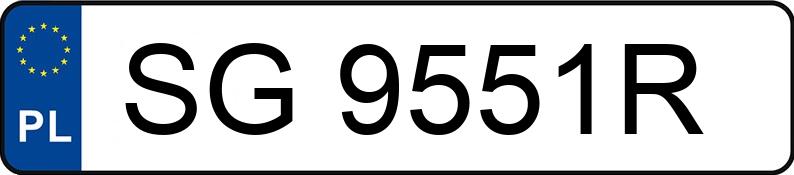 Numer rejestracyjny SG 9551R posiada PEUGEOT 508 - SG9551R