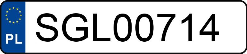 Numer rejestracyjny SGL 00714 posiada CITROEN C2 - SGL00714 Numer rejestracyjny SGL 00714 posiada CITROEN C2 - SGL00714