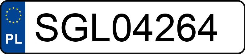 Numer rejestracyjny SGL 04264 posiada OPEL Astra IV Active MR`13 E5 Astra IV Active MR`13 E5 - SGL04264