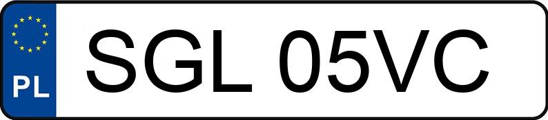 Numer rejestracyjny SGL 05VC posiada FORD FIESTA - SGL05VC Numer rejestracyjny SGL 05VC posiada FORD FIESTA - SGL05VC
