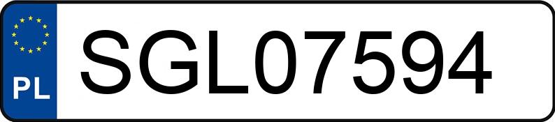 Numer rejestracyjny SGL 07594 posiada FIAT STILO - SGL07594