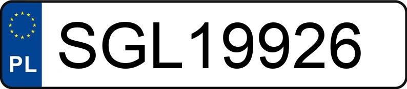Numer rejestracyjny SGL 19926 posiada RENAULT MEGANE - SGL19926