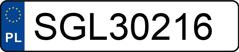 Registreringsnummeret SGL 30216 har AUDI A4 Avant 1.9 TDi Kat. MR`00 E3 8E A4 Avant 1.9 TDi Kat. MR`00 E3 8E - SGL30216