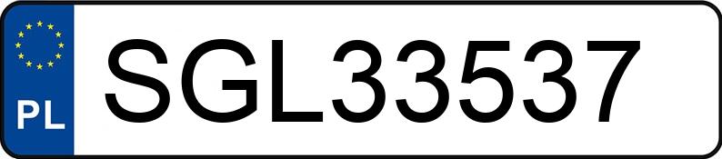 Numer rejestracyjny SGL 33537 posiada MITSUBISHI COLT - SGL33537