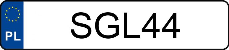El número de registro SGL 44 tiene MOTO GUZZI V50 NATO - SGL44