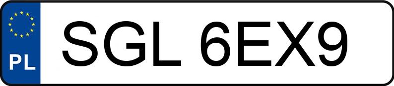 Numer rejestracyjny SGL 6EX9 posiada SKODA OCTAVIA - SGL6EX9 Numer rejestracyjny SGL 6EX9 posiada SKODA OCTAVIA - SGL6EX9