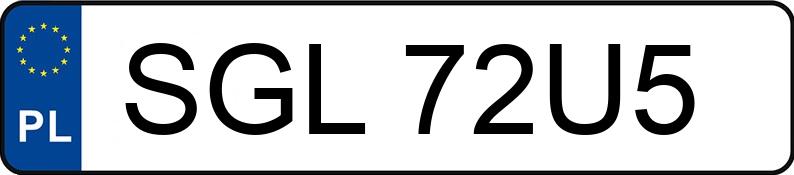 Numer rejestracyjny SGL 72U5 posiada VOLKSWAGEN PASSAT - SGL72U5