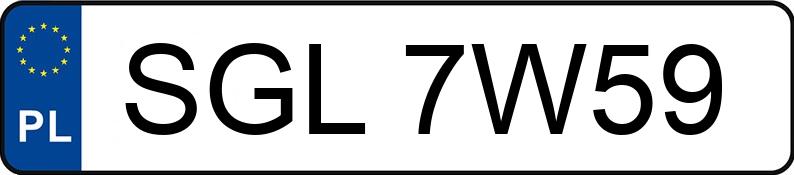 Numer rejestracyjny SGL7W59 posiada BMW 530i Touring Kat. MR`01 E3 E39 530i Touring Kat. MR`01 E3 E39