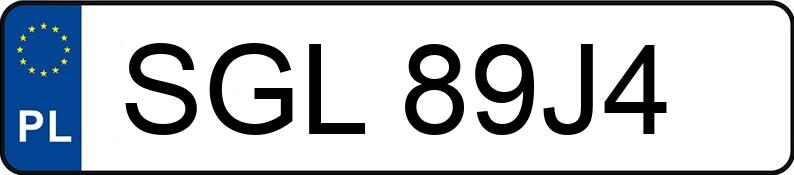 Numer rejestracyjny SGL 89J4 posiada BMW 320 Touring Diesel Kat. MR`01 E3 E46 320 Touring Diesel Kat. MR`01 E3 E46 - SGL89J4