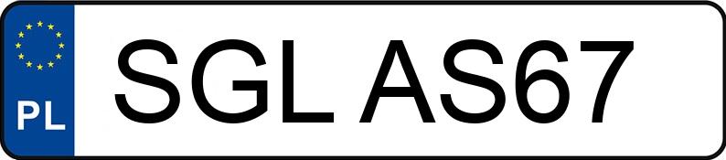 Numer rejestracyjny SGL AS67 posiada AUDI A6 Avant 2.5 TDi Kat. MR`97 4B A6 Avant 2.5 TDi Kat. MR`97 4B - SGLAS67
