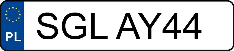Numer rejestracyjny SGL AY44 posiada VOLVO V60 2.0 D3 MR`11 E5 - SGLAY44