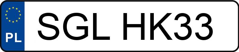 Numer rejestracyjny SGL HK33 posiada VOLKSWAGEN KOMBI - SGLHK33 Numer rejestracyjny SGL HK33 posiada VOLKSWAGEN KOMBI - SGLHK33