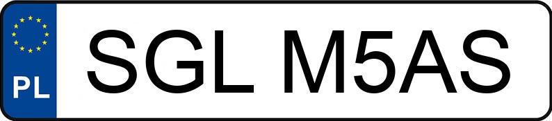 Numer rejestracyjny SGL M5AS posiada ROMET MOTORS  AA - SGLM5AS