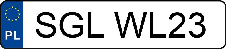Le numéro d’enregistrement SGL WL23 a OPEL Insignia 1.6 MR`08 E4 Insignia - SGLWL23