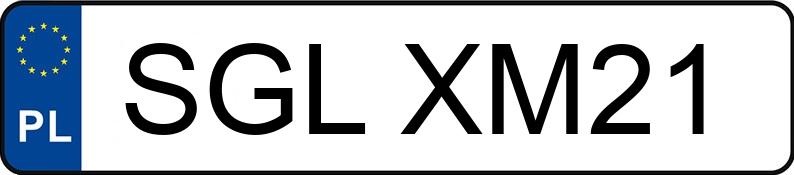 Numer rejestracyjny SGL XM21 posiada MAZDA 323F - SGLXM21