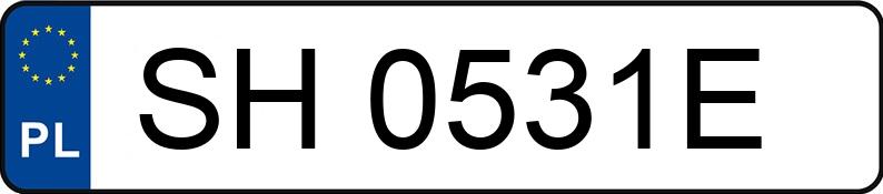 Numer rejestracyjny SH 0531E posiada OPEL ASTRA - SH0531E