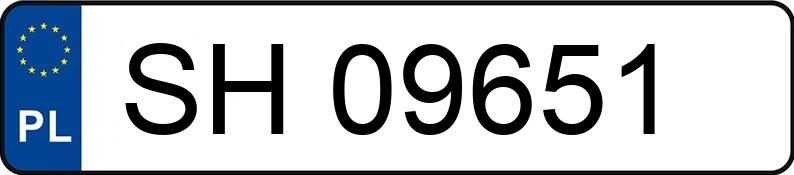 Numer rejestracyjny SH 09651 posiada OPEL CORSA - SH09651